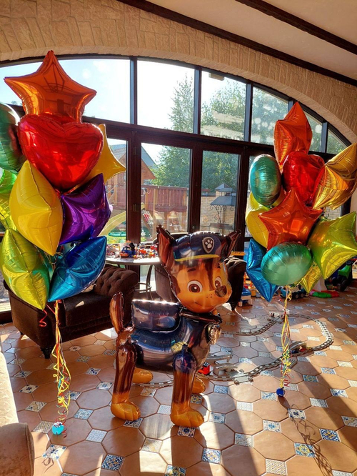 Композиция большой щенок