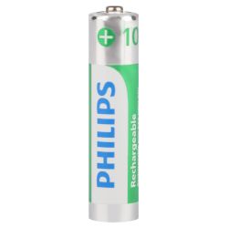 Аккумуляторы NiMH (никель-металлгидридные) Philips R03B4RTU10/51 ААА 1,2v 4 шт. HR03-4BL 1000mAh (4/48/384/24576) | Philips