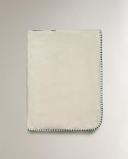 Zara Home плед детский из полиэстера, экрю, 90x120 см · 0616/004
