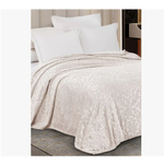 Плед Супер Софт пл 250г SKANDI Тиснение (молочный), р. 200*220