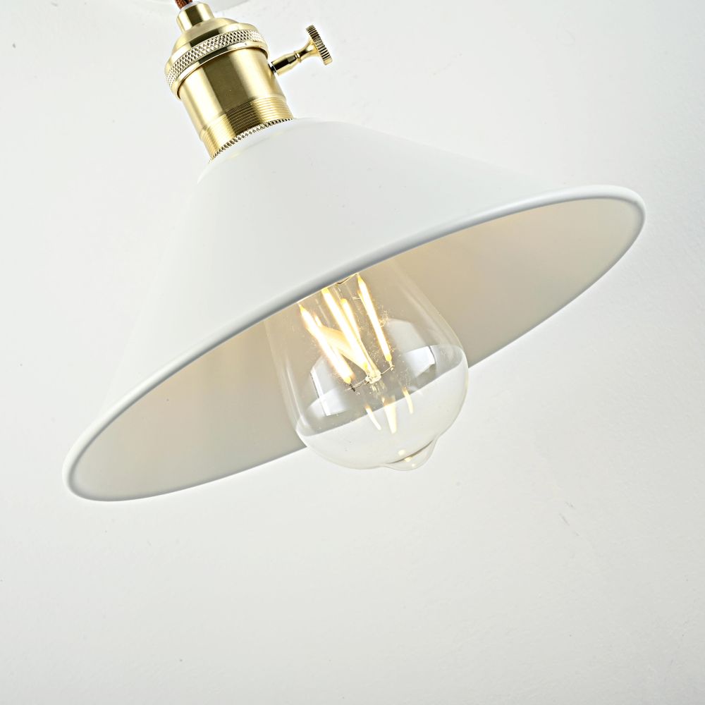 Бра С Подвесным Плафоном Braid Wall White By Imperiumloft