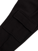 Брюки д/мальчика футер M1137FN-3/6 р.104 черный (Такро)