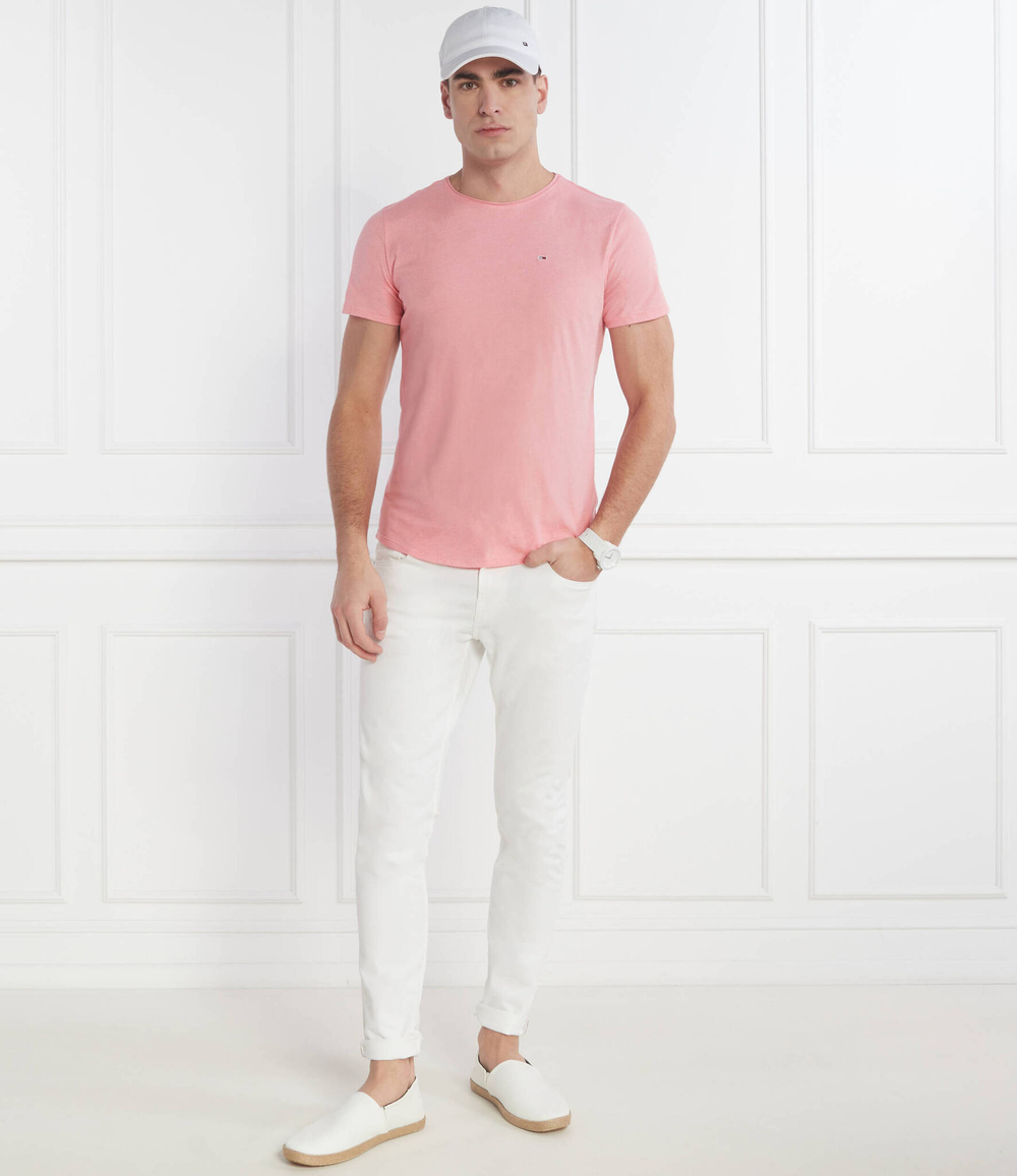 Футболка JASPE Tommy Jeans - розовый(DM0DM09586)