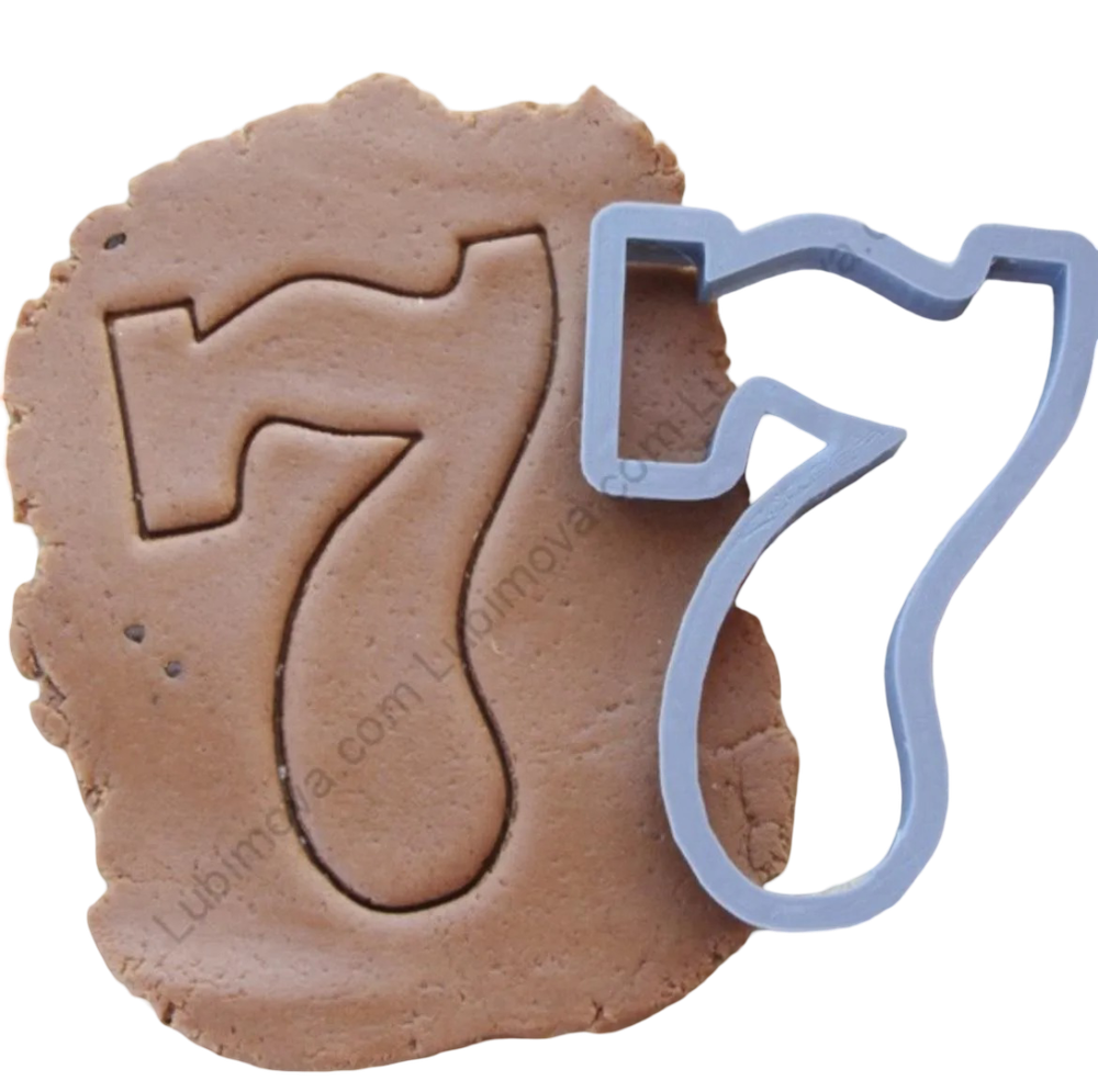 Форма "Цифра 7" 10 см