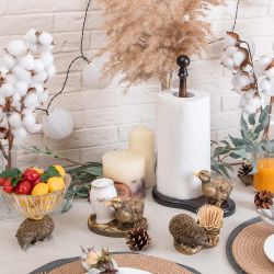 Держатель для зубочисток Ежик Барб Бронза