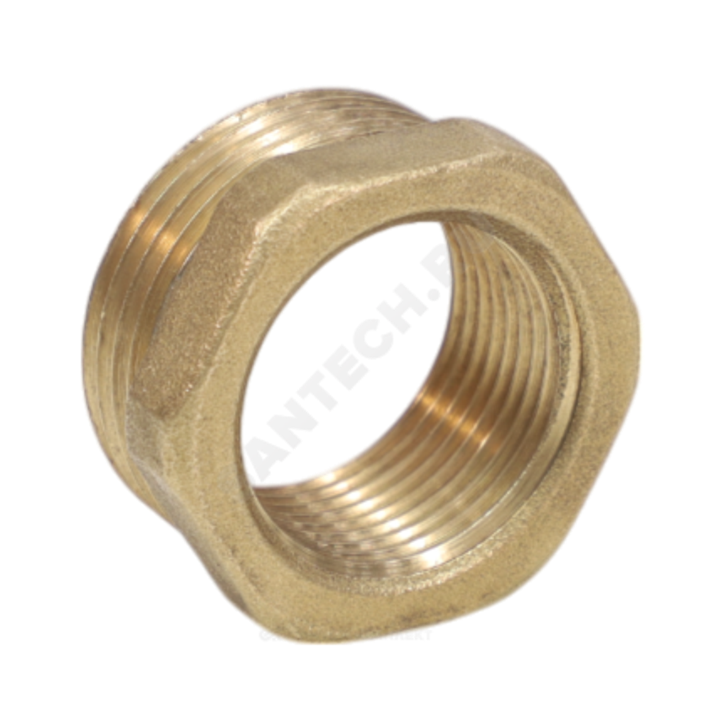 Футорка латунь Ду 20х15 (3/4"х1/2") НР/ВР VALFEX VF.581.L.034.012