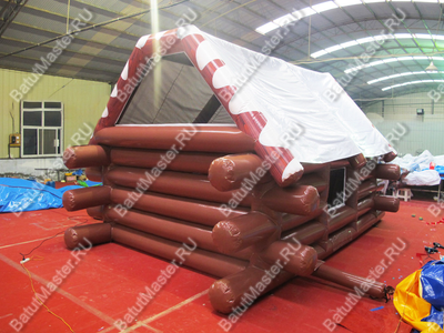 Надувной шатер "Избушка", 8*5*4 м