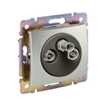 Розетка TV-FM-SAT "звезда" - алюминий Valena Classic LEGRAND