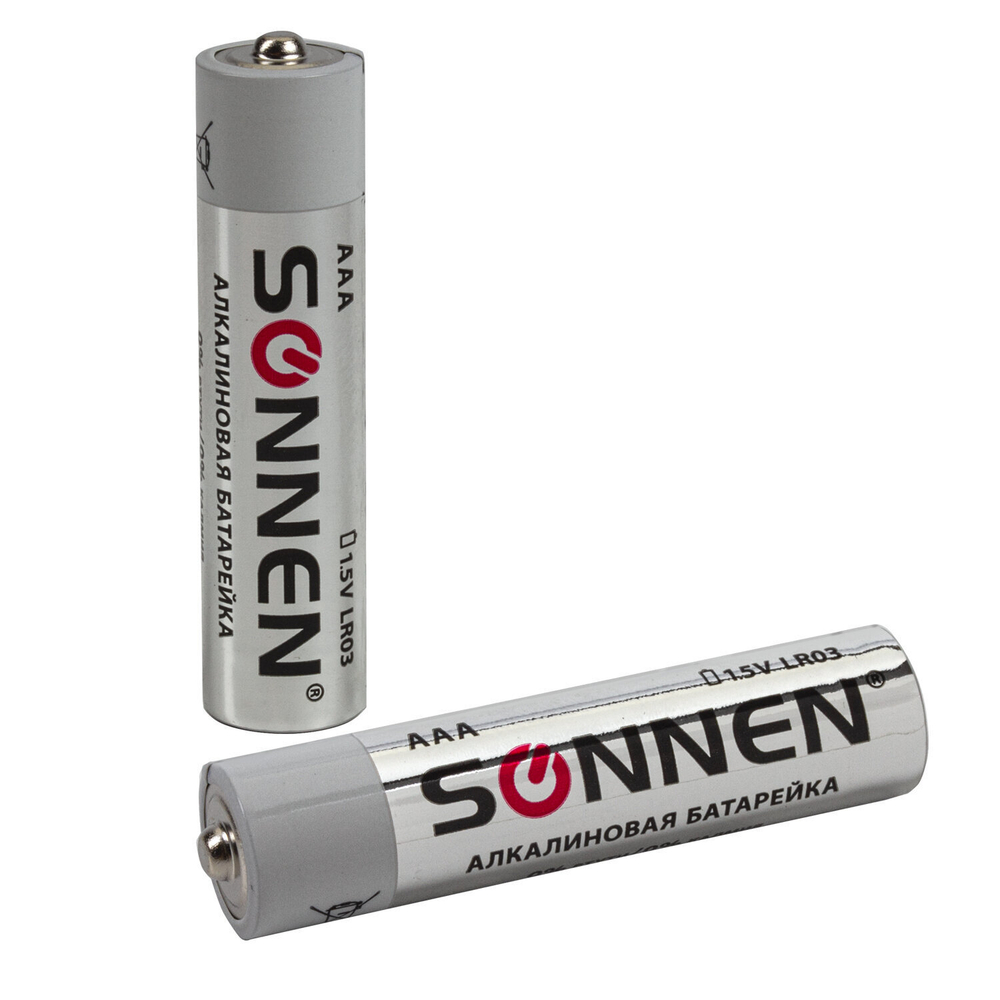 Батарейки комплект 30 (20+10) шт. SONNEN Alkaline AA+ААА (LR6+LR03) в коробке (2 штуки в упаковке)