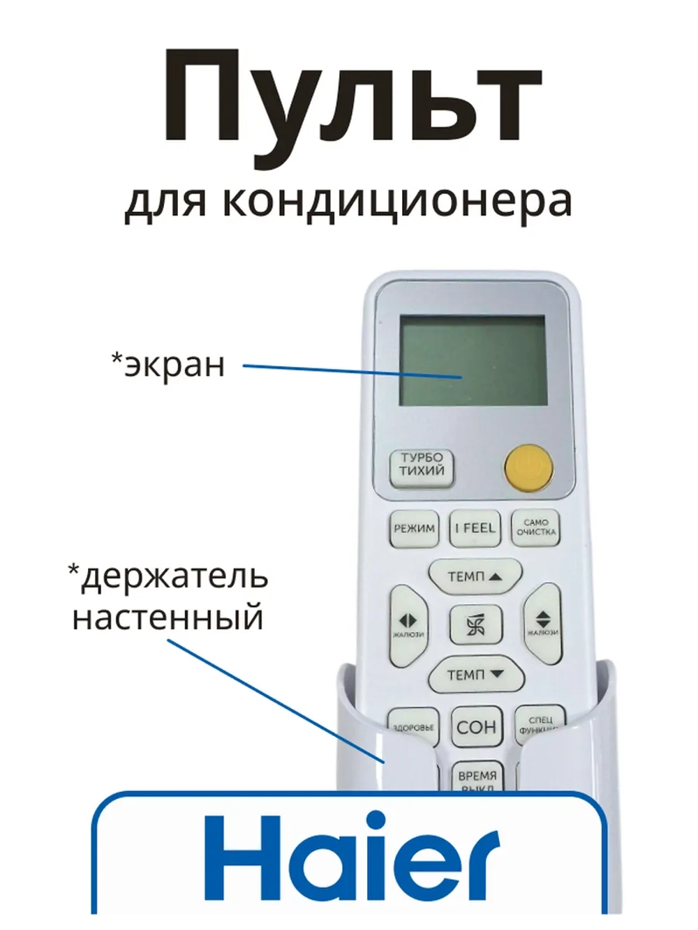 Пульт для кондиционера (сплит системы) Haier A0010406609A A0010406609A