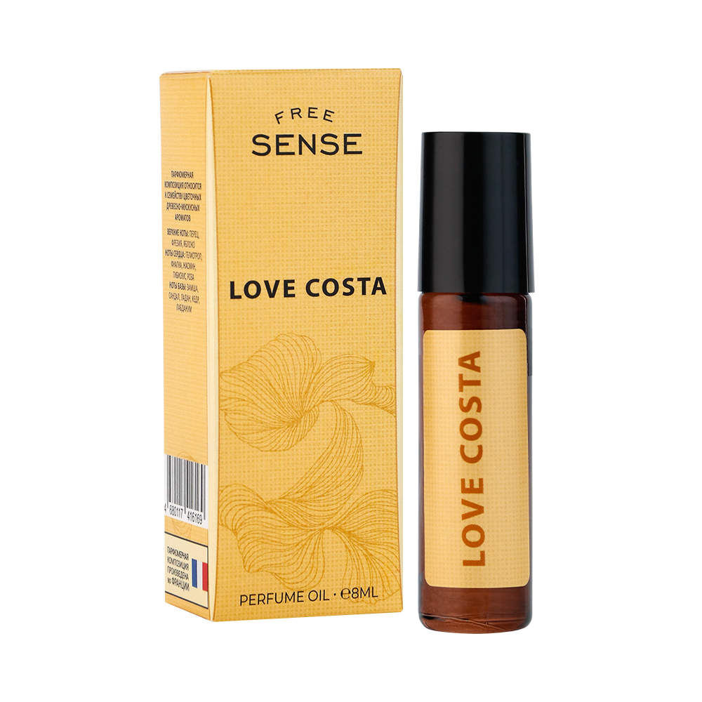 Парфюмерное масло Free Sense Love Costa (Фри Сенсе Лав Коста) – 8ml for women