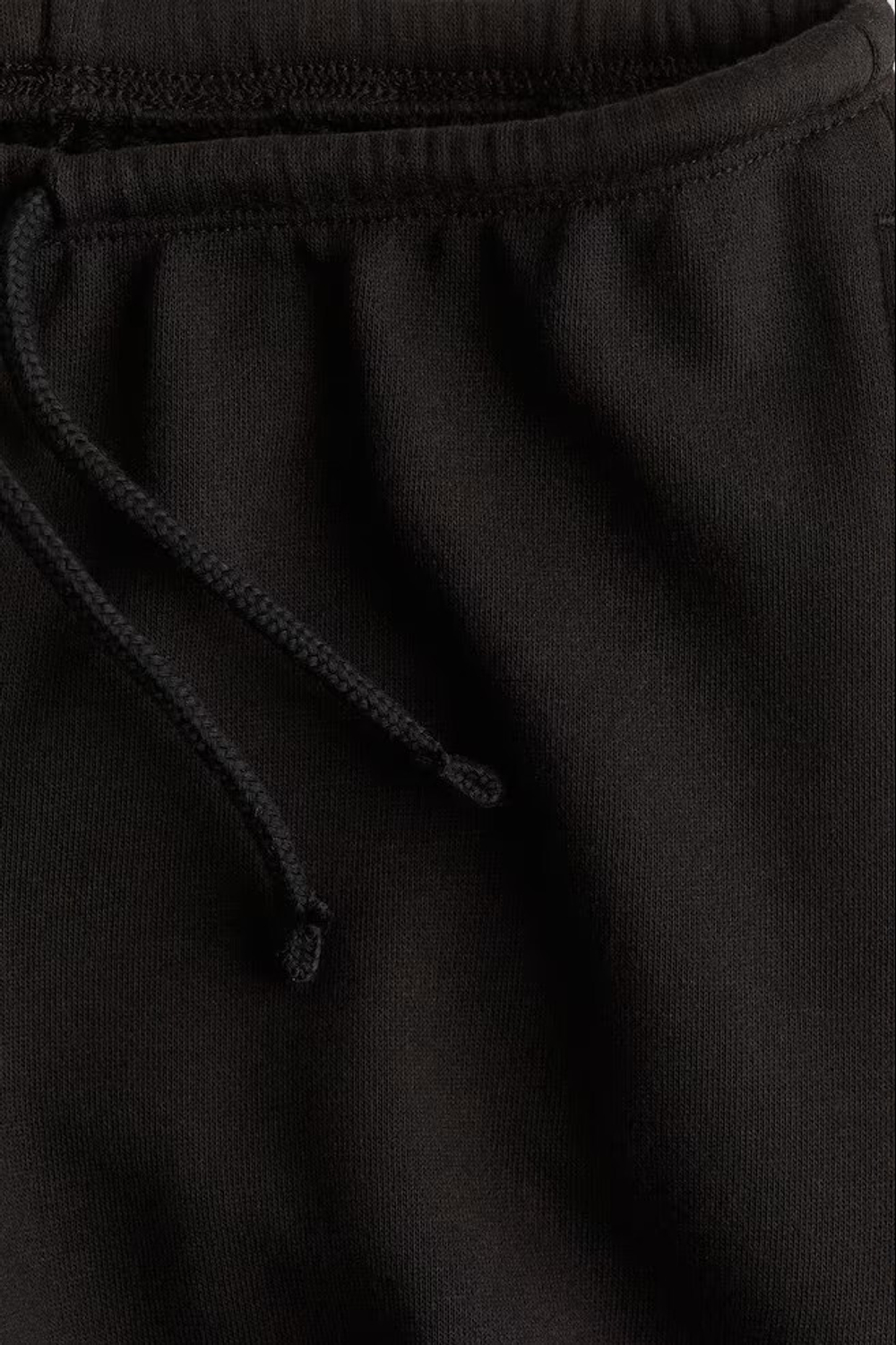 H&M Брюки широкого кроя, черный