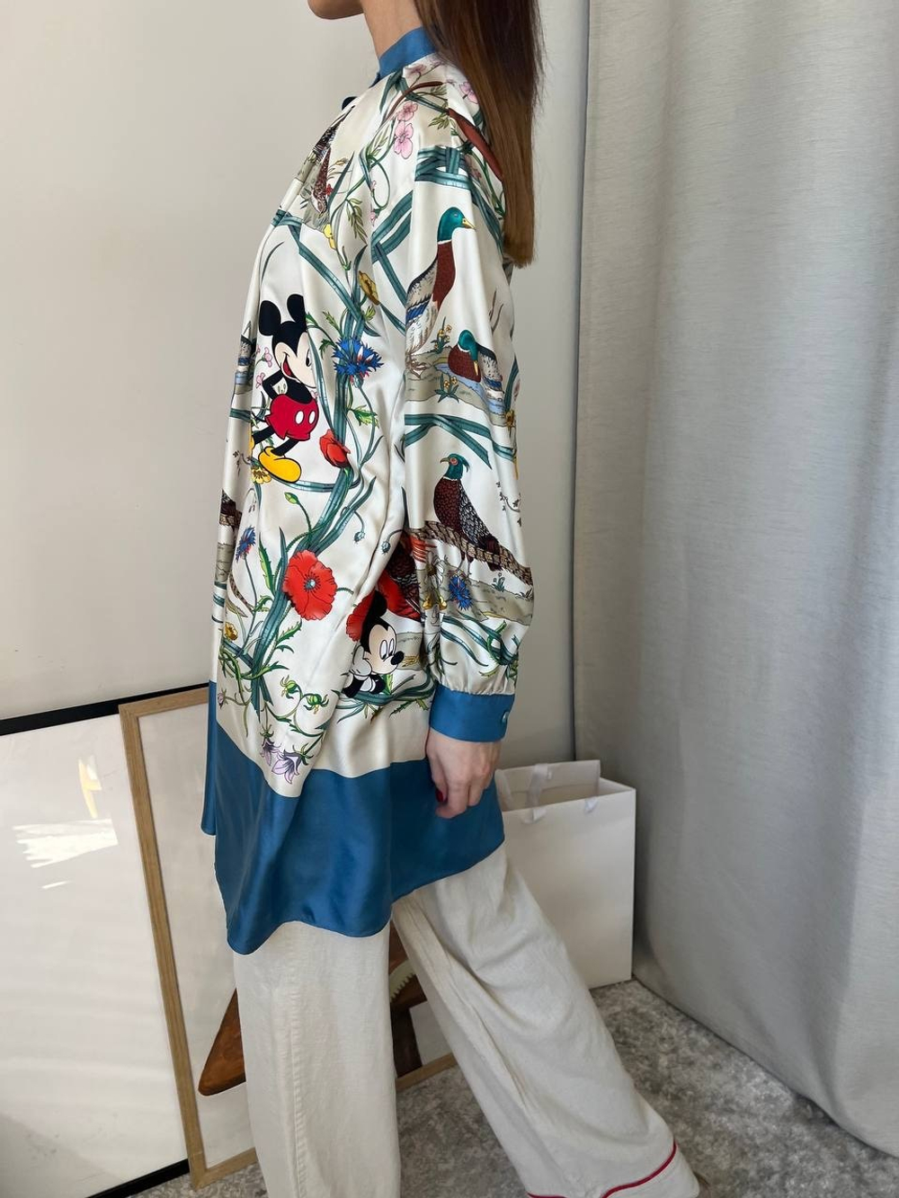 Новое шелковое платье Gucci, S-M