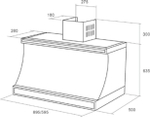 Вытяжка Kuppersberg T 669 ANT Silver