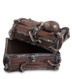 Veronese WS-283 Шкатулка в стиле Стимпанк «Осьминог и сундук»