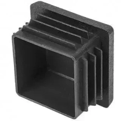 Заглушка для профильной трубы 50х50мм, цвет ЧЕРНЫЙ, 10шт