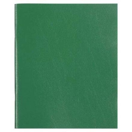 Тетрадь 48л, А5, бумвинил, клетка, Staff, зеленый