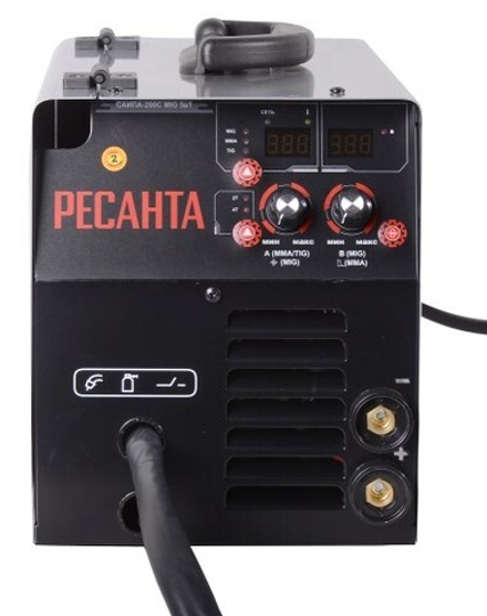 Сварочный полуавтомат Ресанта САИПА-200C (MIG/MAG) 5в1 65/56