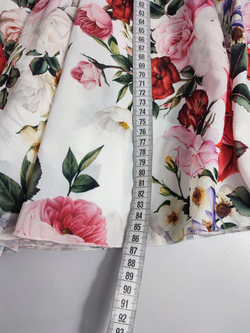 Платье "Золотой Песок"с цветами 42 размер