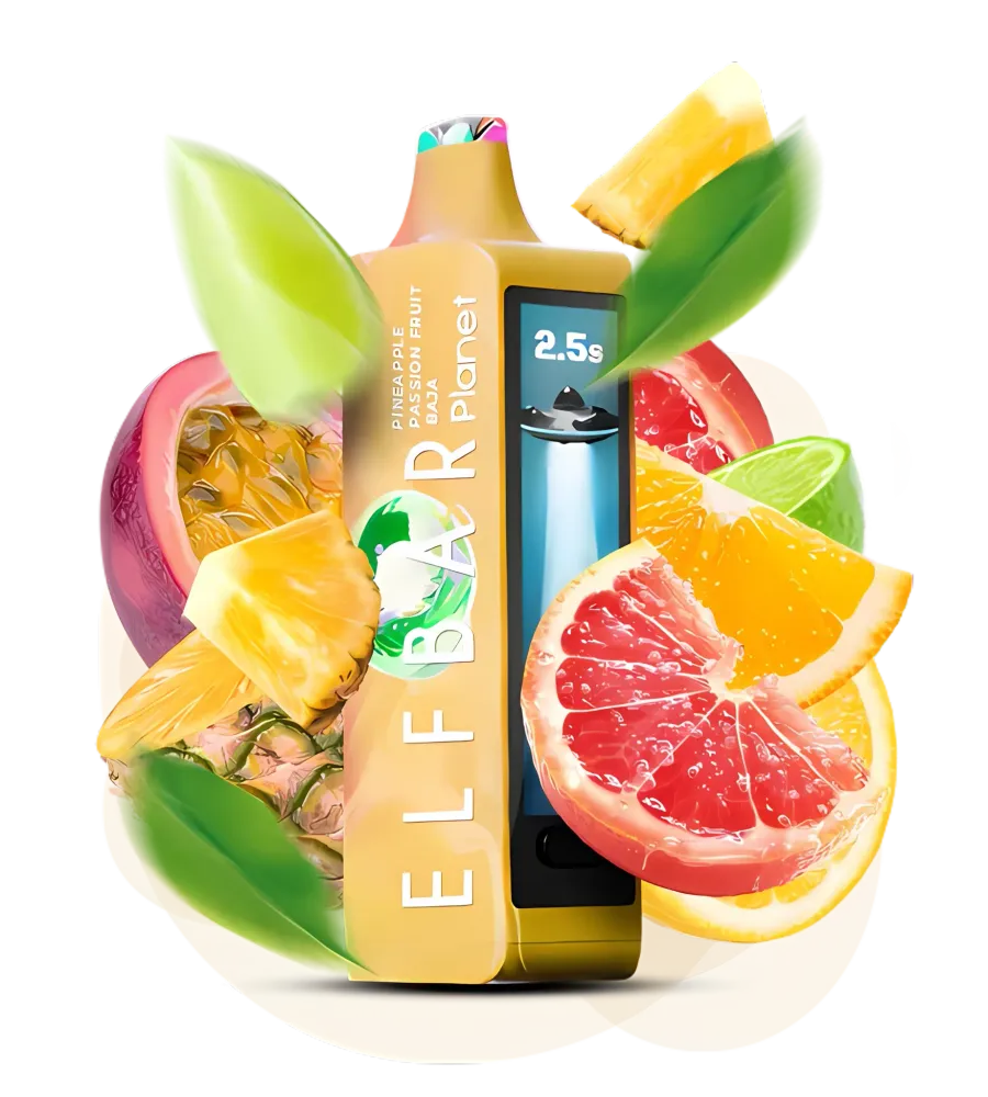 Elf Bar Planet 25000 - Pineapple Passion Fruit Baja (5% nic)