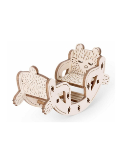 Деревянный конструктор Lemmo МОДЕЛЬ "НАБОР МЕБЕЛИ ДЕТСКАЯ", 155 деталей