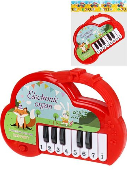 Пианино 25*18см "Маленький музыкант" батарейки 2*АА не в компл