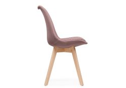 Деревянный стул Bonuss light purple / wood