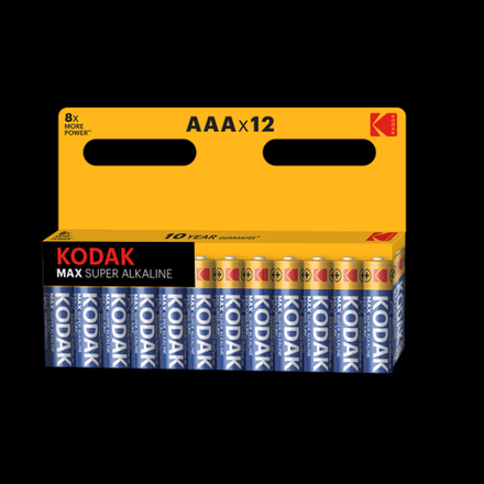 Батарейки Kodak LR03-12BL MAX SUPER Alkaline [K3A-12]