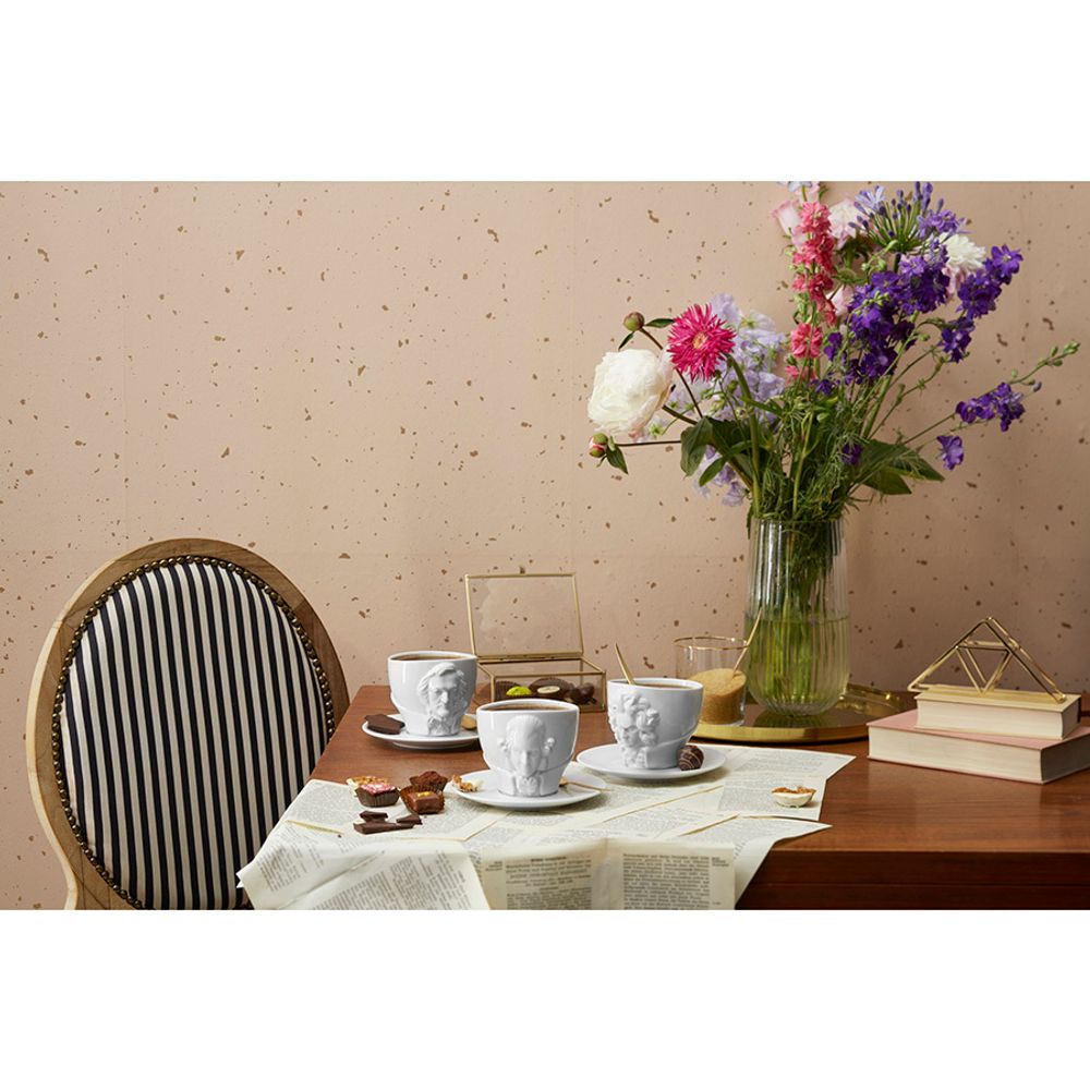 Чайная пара Talent, Ludwig van Beethoven, 260 мл, белая