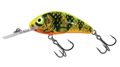 Воблер плавающий Salmo HORHET Rattlin F / 4.5 см, цвет GFP