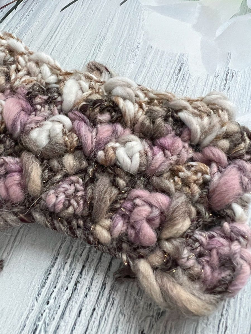 Трикотажная пряжа для вязания MORELINO толстая шишибрики