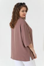 Блуза Жаркий сезон-1 Виотекс КОФЕЙНЫЙ