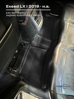 Автомобильные коврики ЭВА с бортами для EXEED LX I (19-н.в.)