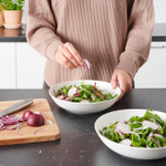 Набор глубоких тарелок IKEA FROJDEFULL (ФРОЙДЕФУЛЛ), Фарсор, Белый, 23 см, 2 шт