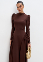 Платье макси с завязками