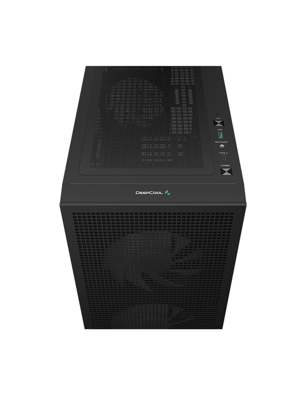 Корпус Deepcool CH360 WH без БП, боковое окно (закаленное стекло), 2x140мм ARGB LED вентилятор спереди и 1x120мм ARGB LED вентилятор сзади, белый, mATX