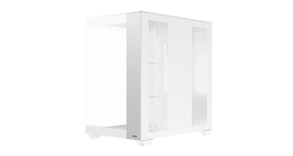 Корпус Ocypus Delta C74 WH ARGB ATX/MATX/ITX, USB3.0x2, Type C, Белый, Delta-C74-WHD200XX-GL