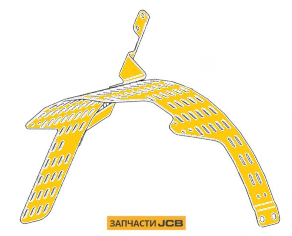 Ободок крыльчатки вентилятора JCB 128/D0511