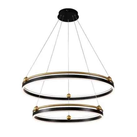 Подвесная люстра Crystal Lux FERNANDO SP123W LED BLACK/GOLD