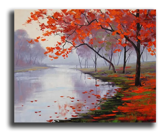 Постер "Отражение в озере"