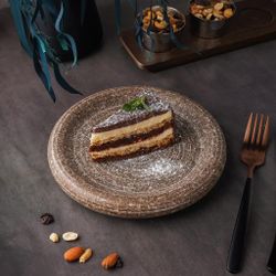 Блюдо круглое d 20 см h3 см Brown Untouched Taiga P.L. Proff Cuisine [1]