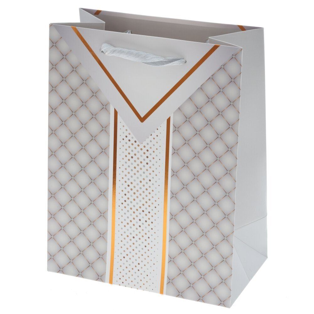 GAEM Пакет подарочный S (бумага 230г/м2, блок микс 12шт), L18 W8 H23 см, 4в.