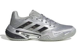 Женские Кроссовки теннисные Adidas Barricade 13 W Silver Edition - silver metalic/silver metalic/dash grey