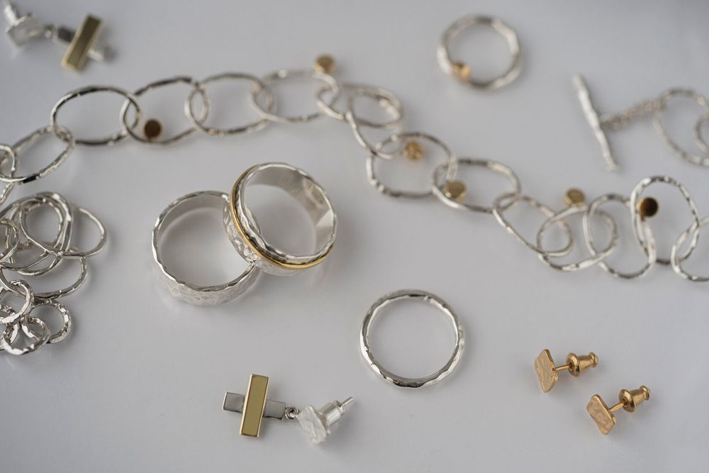 Кольцо битое M с латунью