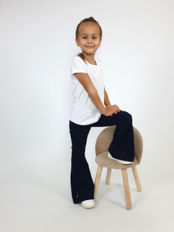 17-17-6 Брюки для девочки Luneva