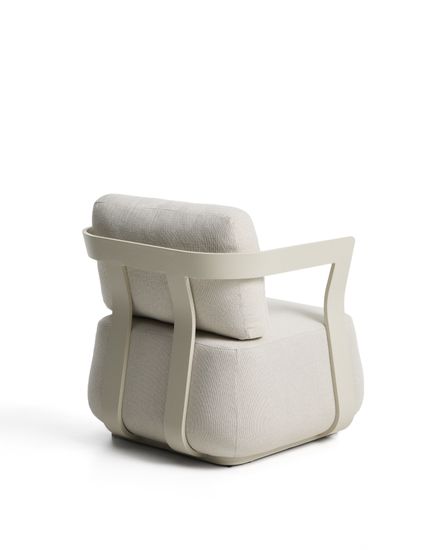 Уличное кресло Tamaris из алюминия цвета экрю