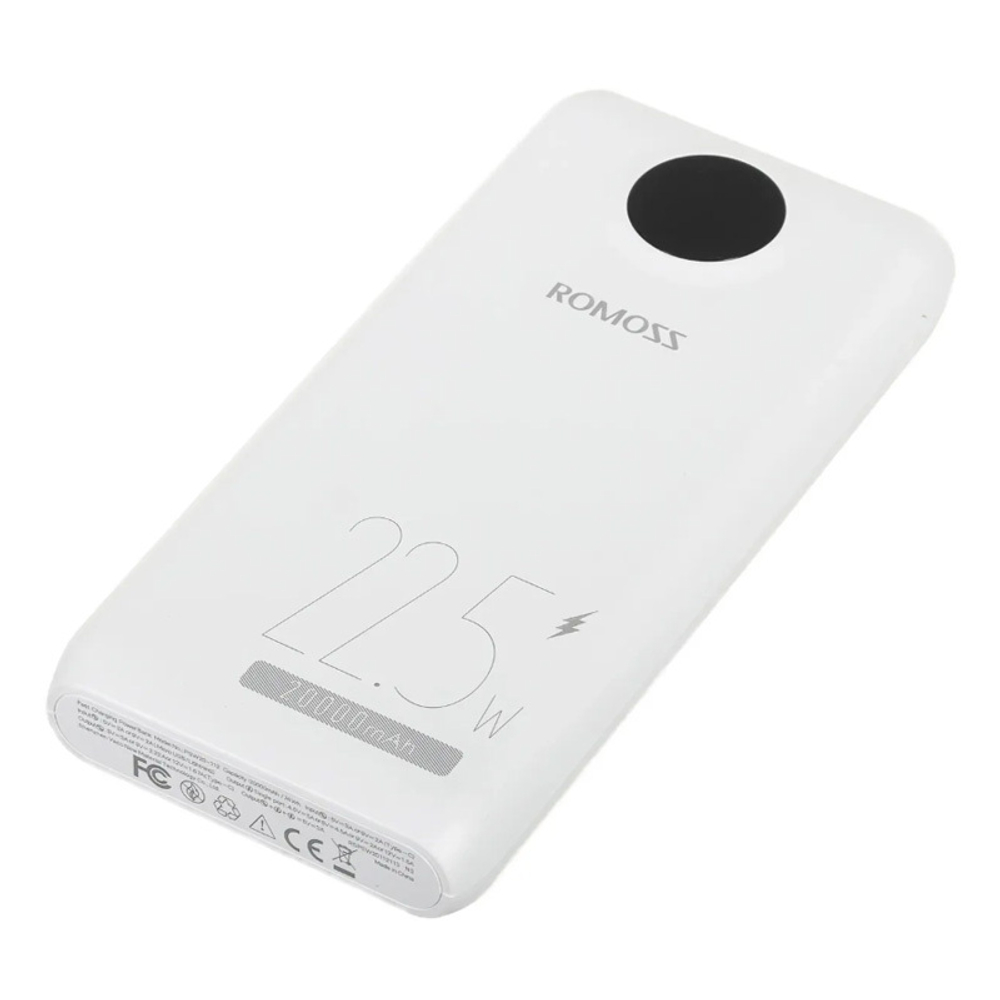 Портативный аккумулятор Romoss SW20PF 20000 мАч, белый
