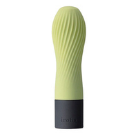 Салатовый рифленый мини-вибратор 12,7см Tenga Iroha Zen Matcha HMZ-01