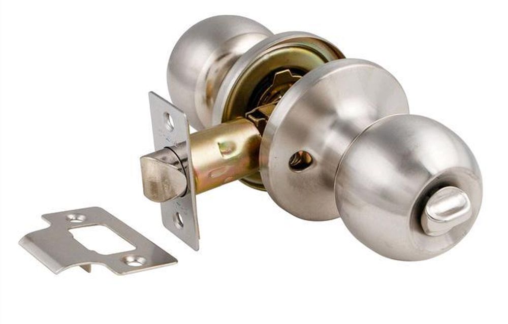 Защелка-Комплект  S-Locked 6072-03  S круглая фиксатор САТИН /116312