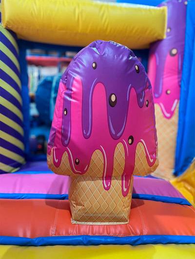 Коммерческий надувной батут «Сладкое царство» 5,2*2,7*2,05 м